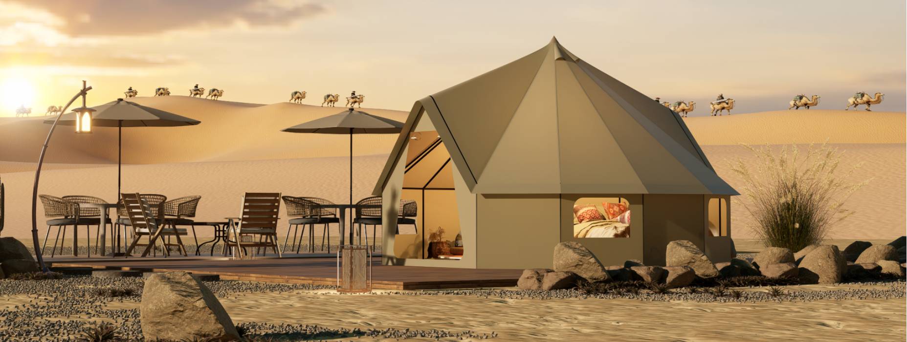 苏尼特左旗露营酒店帐篷产品